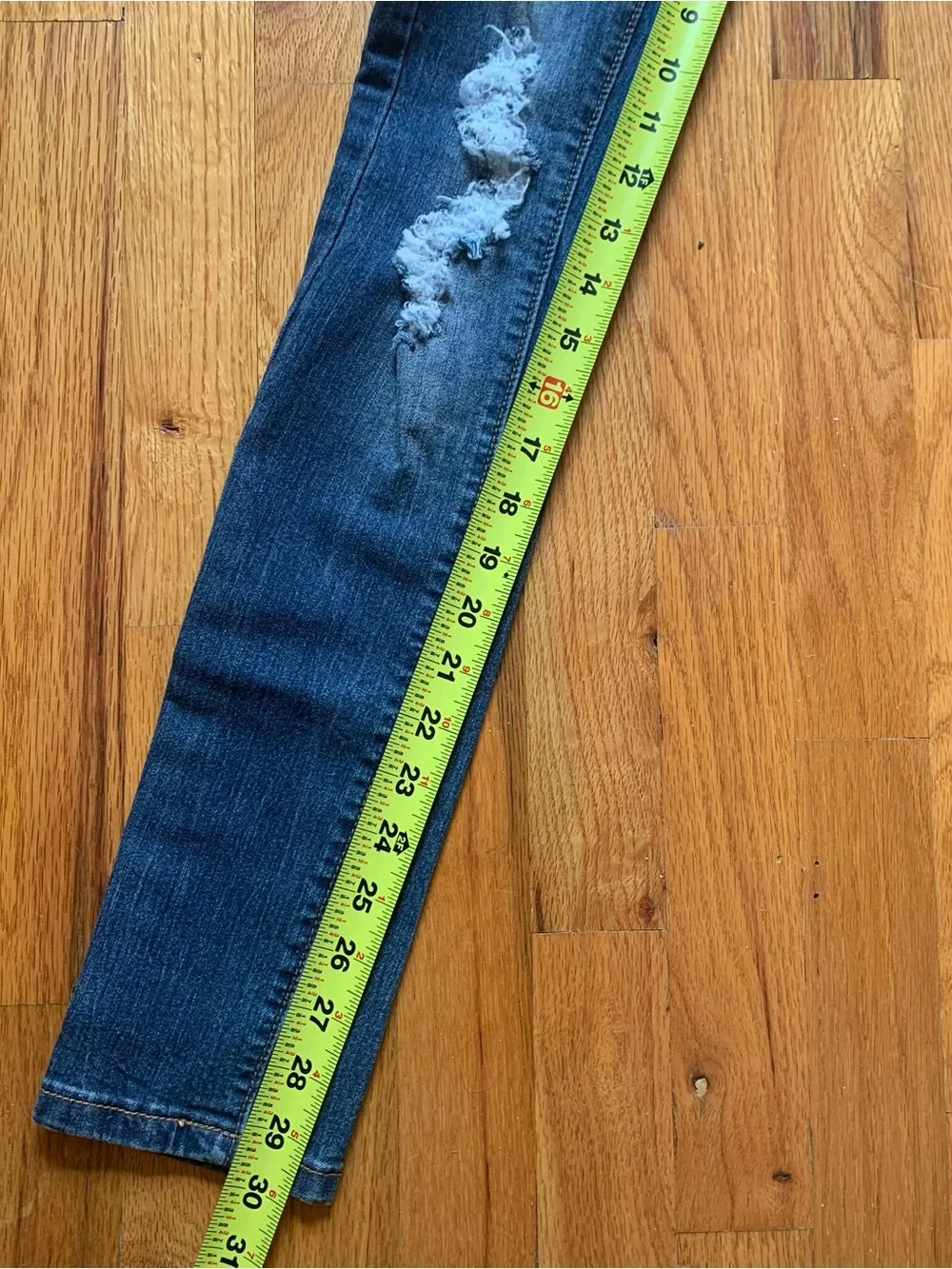 Vintage Y2K JouJou Skinny distressed Jeans with rhinestones size 1